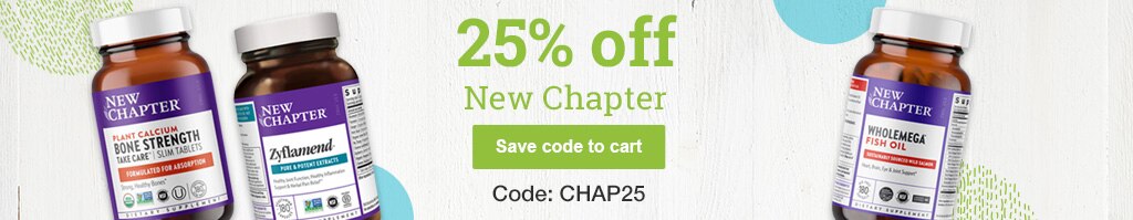 25% off New Chapter.